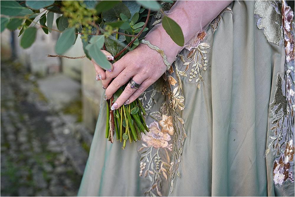 Bouquet Flowers Bride Bridal Greenery Foliage Browsholme Hall Wedding Jules Fortune Photography