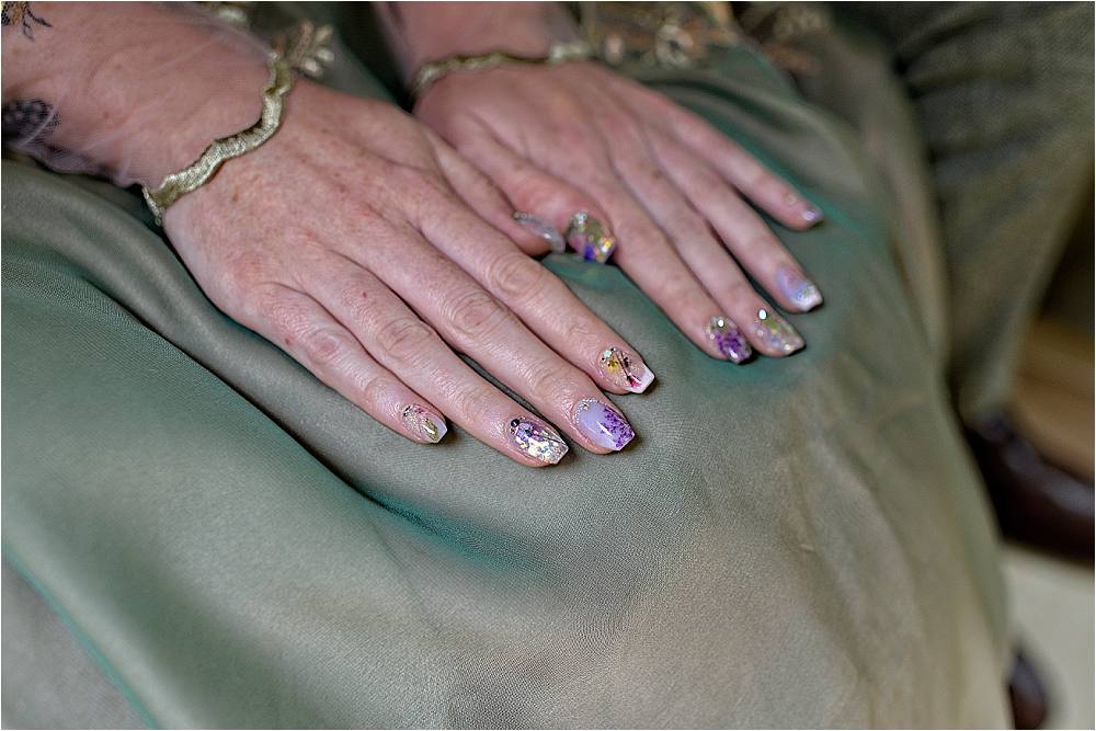 Bride Bridal Nails Manicure Browsholme Hall Wedding Jules Fortune Photography