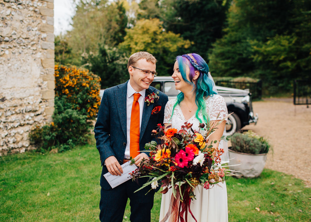 Colourful Alternative Wedding Hollie Carlin Photography