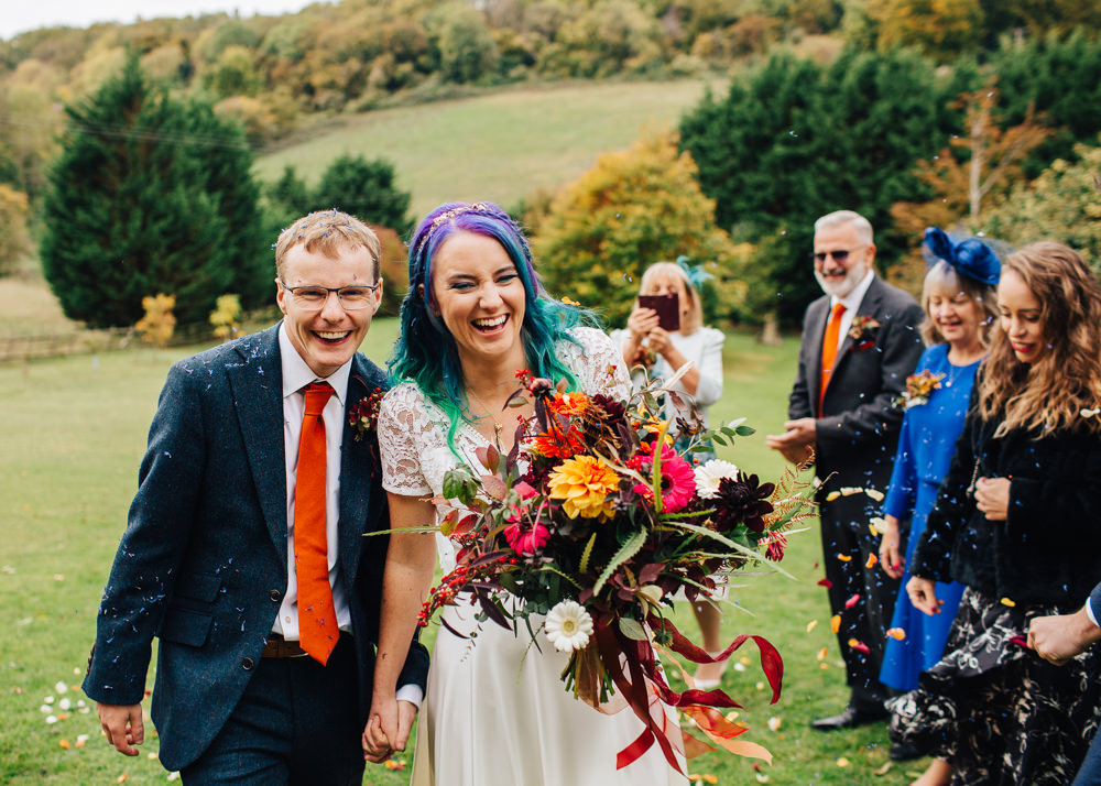Colourful Alternative Wedding Hollie Carlin Photography