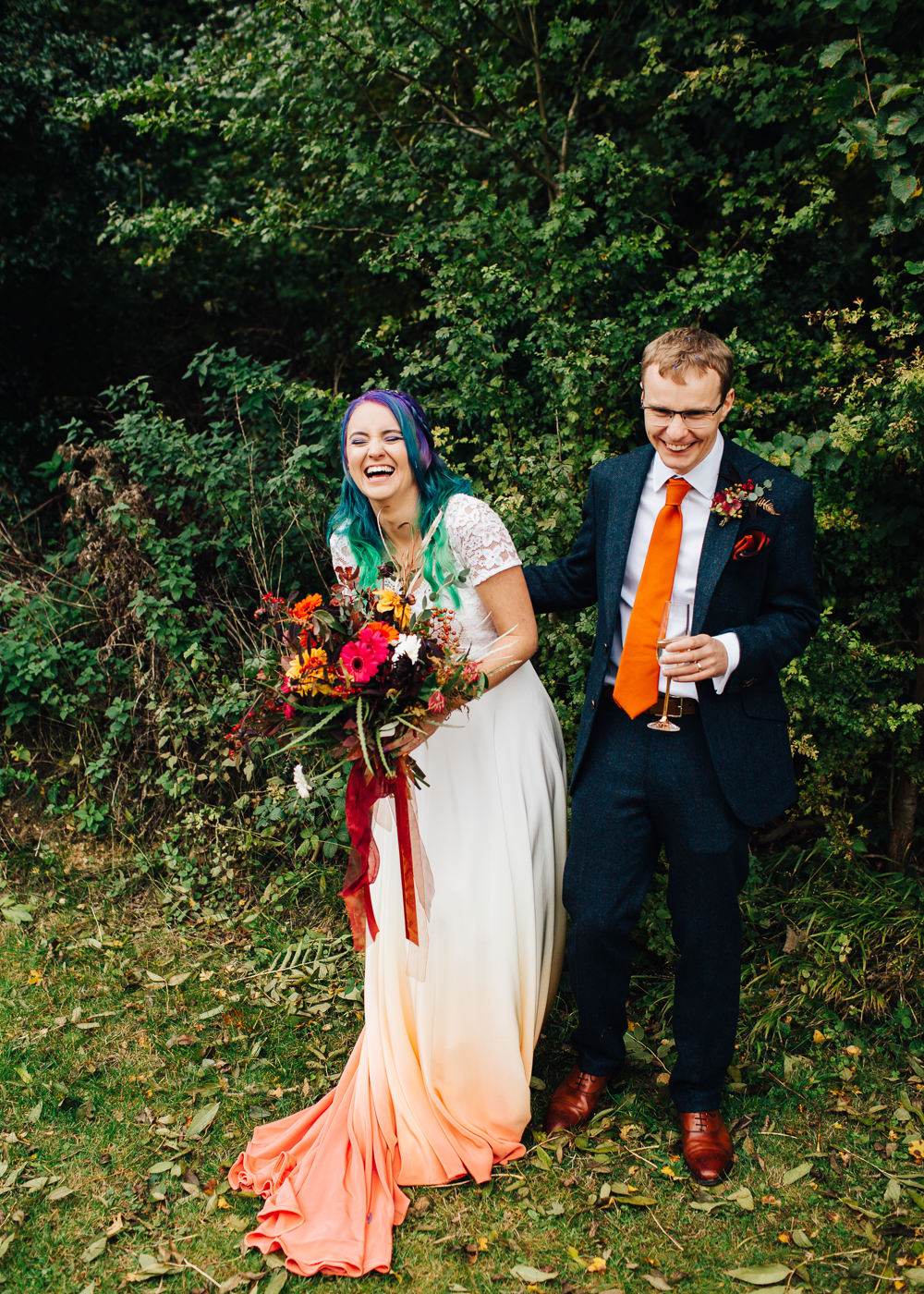 Colourful Alternative Wedding Hollie Carlin Photography