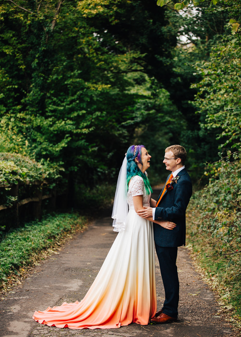 Colourful Alternative Wedding Hollie Carlin Photography