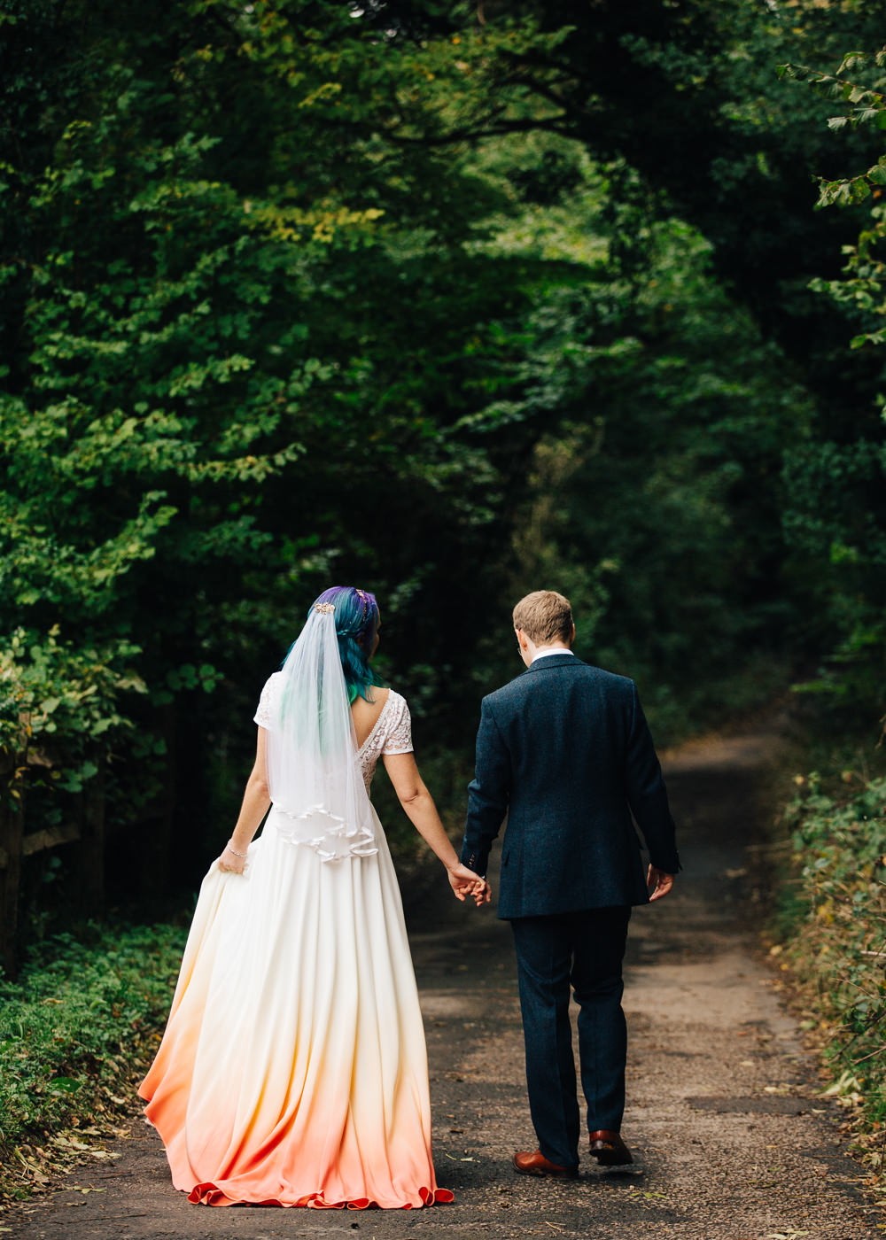 green dip dye wedding dress Peaches – Lucy Can't Dance main image 0