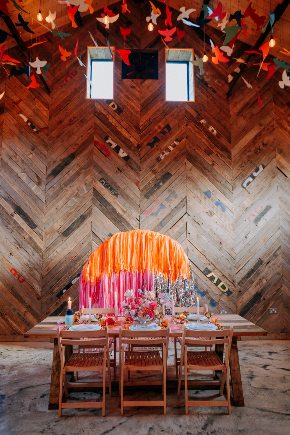 Table Tablescape Decor Flowers Candles Disco Wedding Ideas Lex Fleming Photo