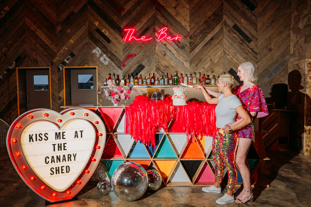 Disco Wedding Ideas Lex Fleming Photo