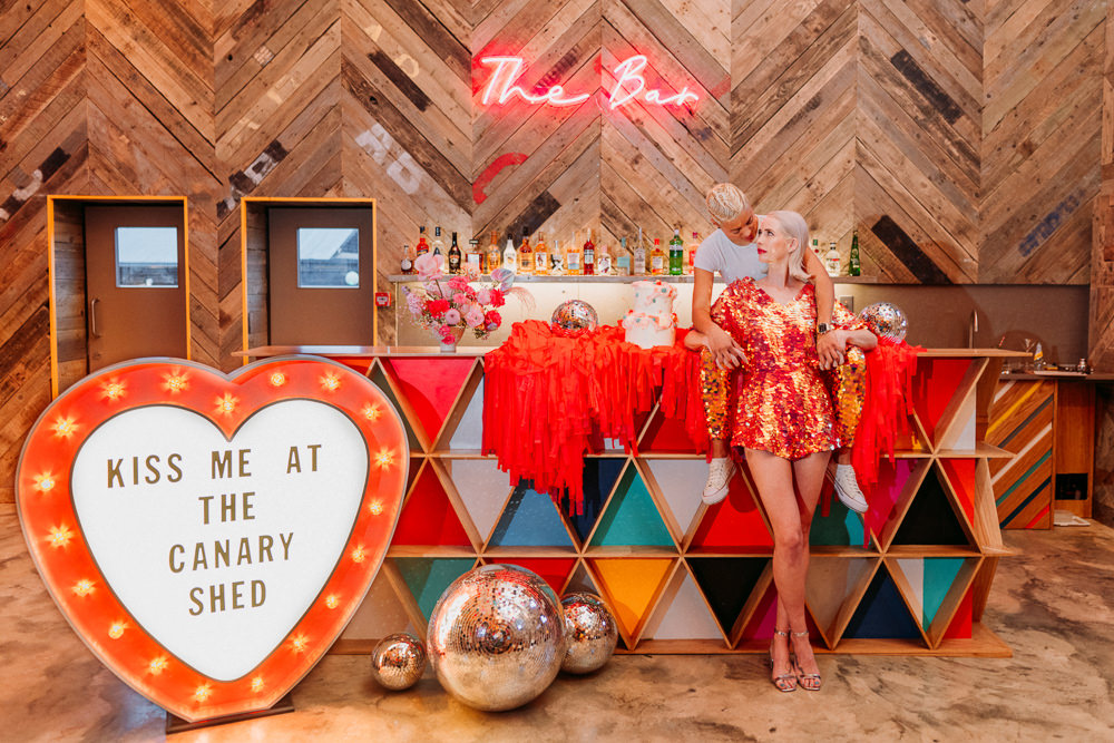 Disco Wedding Ideas Lex Fleming Photo