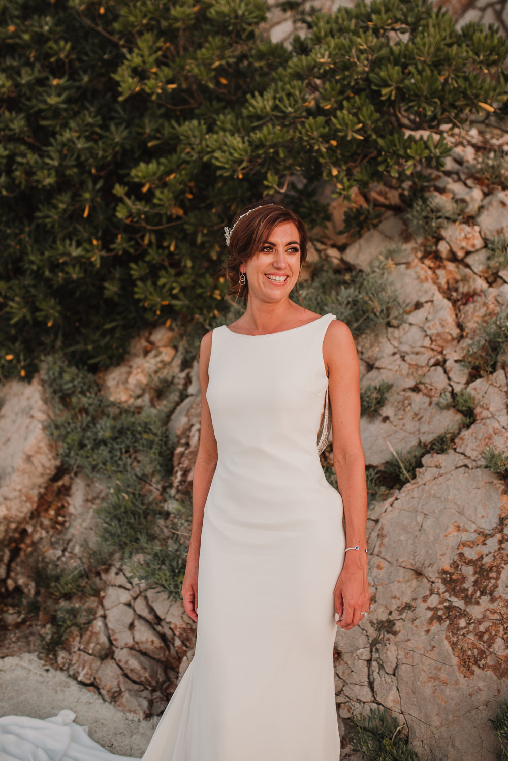 Dress Gown Bride Bridal Fit Flare Dubrovnik Wedding Iva & Vedran