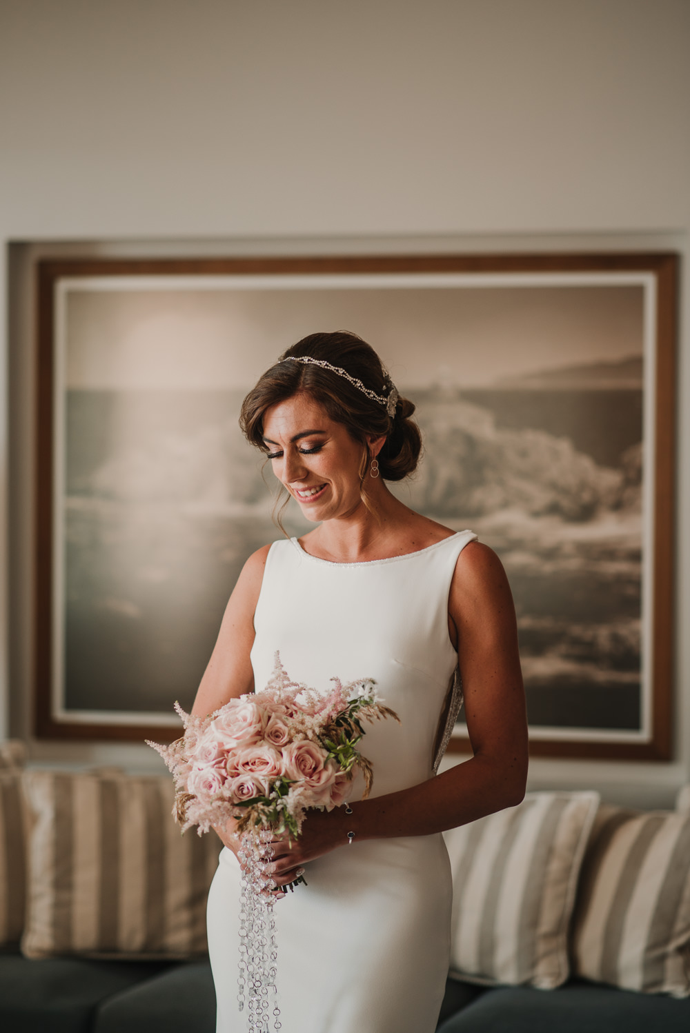 Dress Gown Bride Bridal Fit Flare Dubrovnik Wedding Iva & Vedran