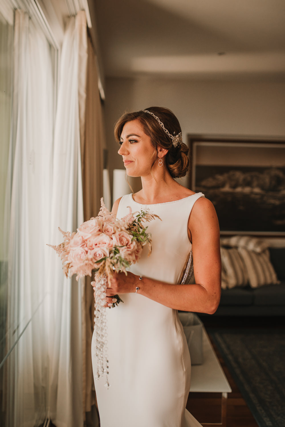 Dress Gown Bride Bridal Fit Flare Dubrovnik Wedding Iva & Vedran