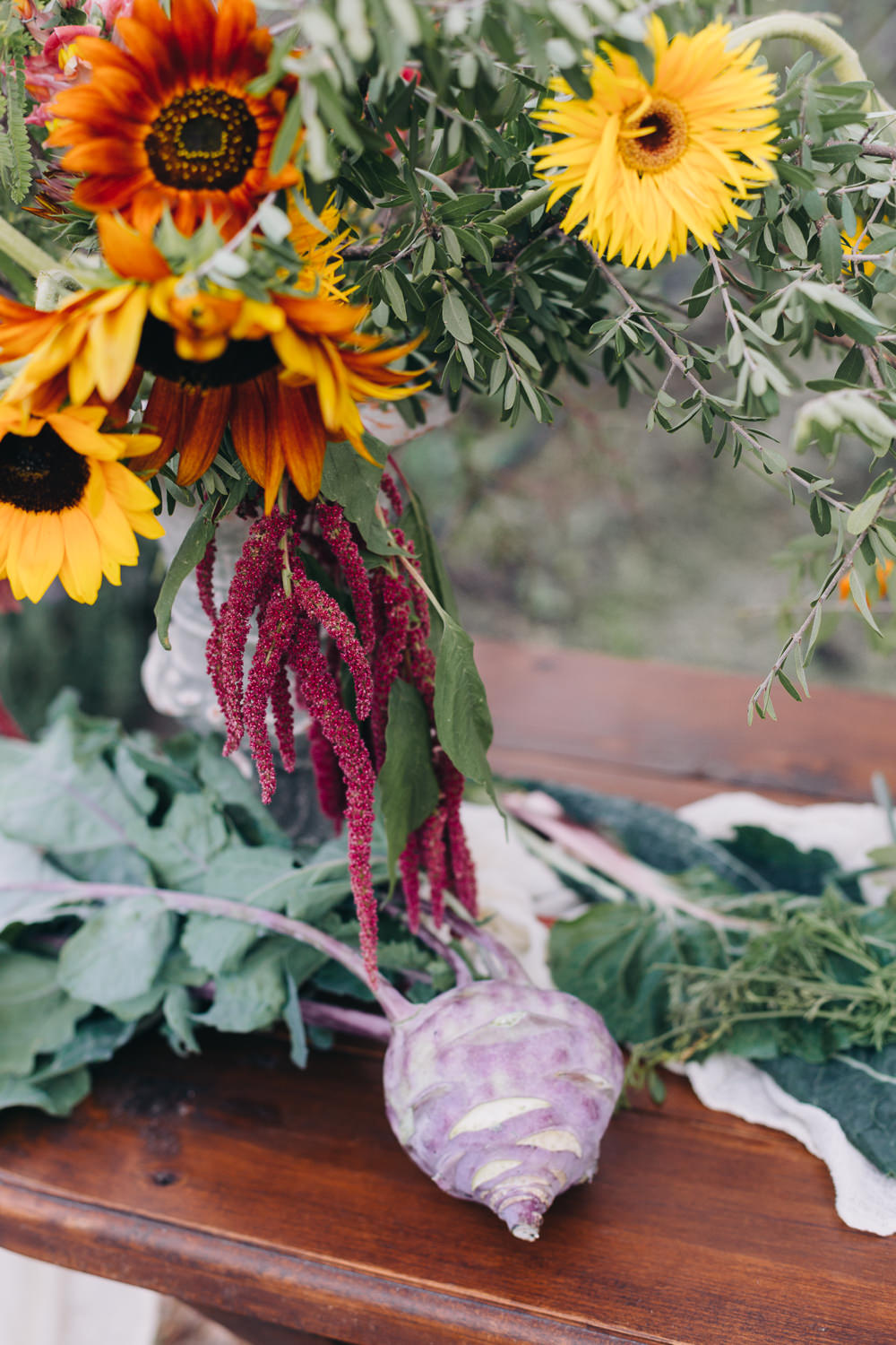 Flowers Centrepiece Decor Table Farm To Table Wedding Carito Photography
