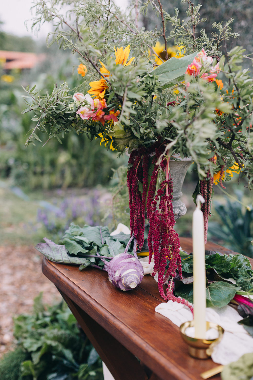 Flowers Centrepiece Decor Table Farm To Table Wedding Carito Photography