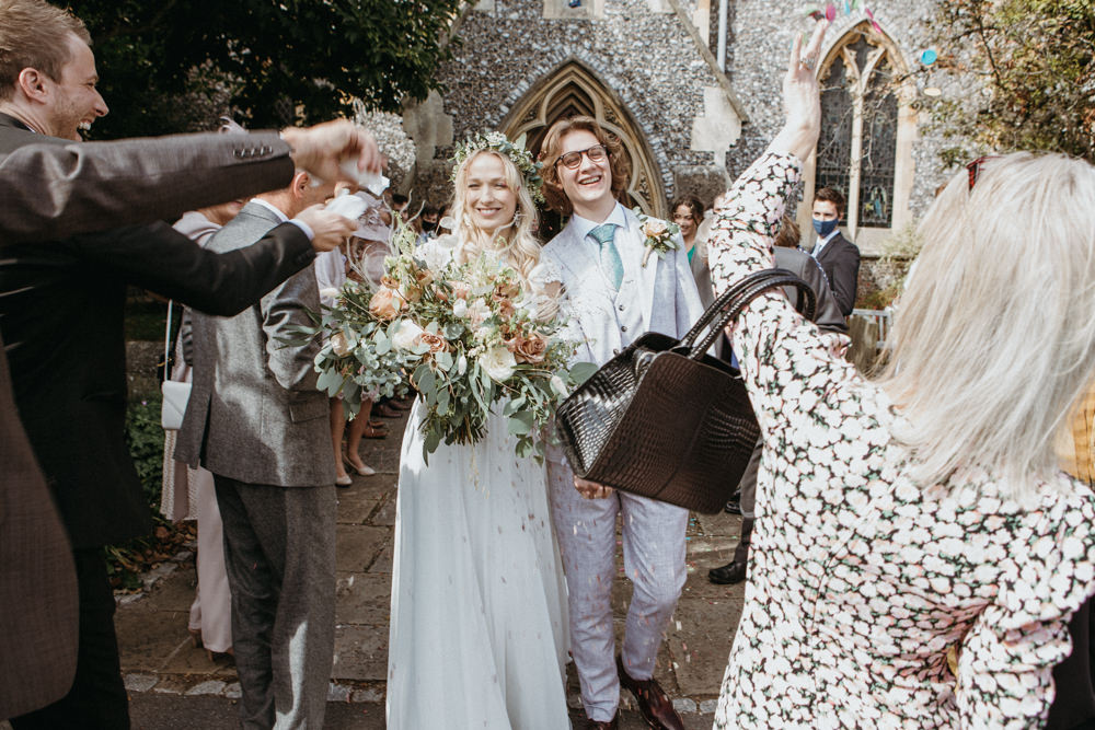 Confetti Throw Garden Marquee Wedding Only Lovers Photography