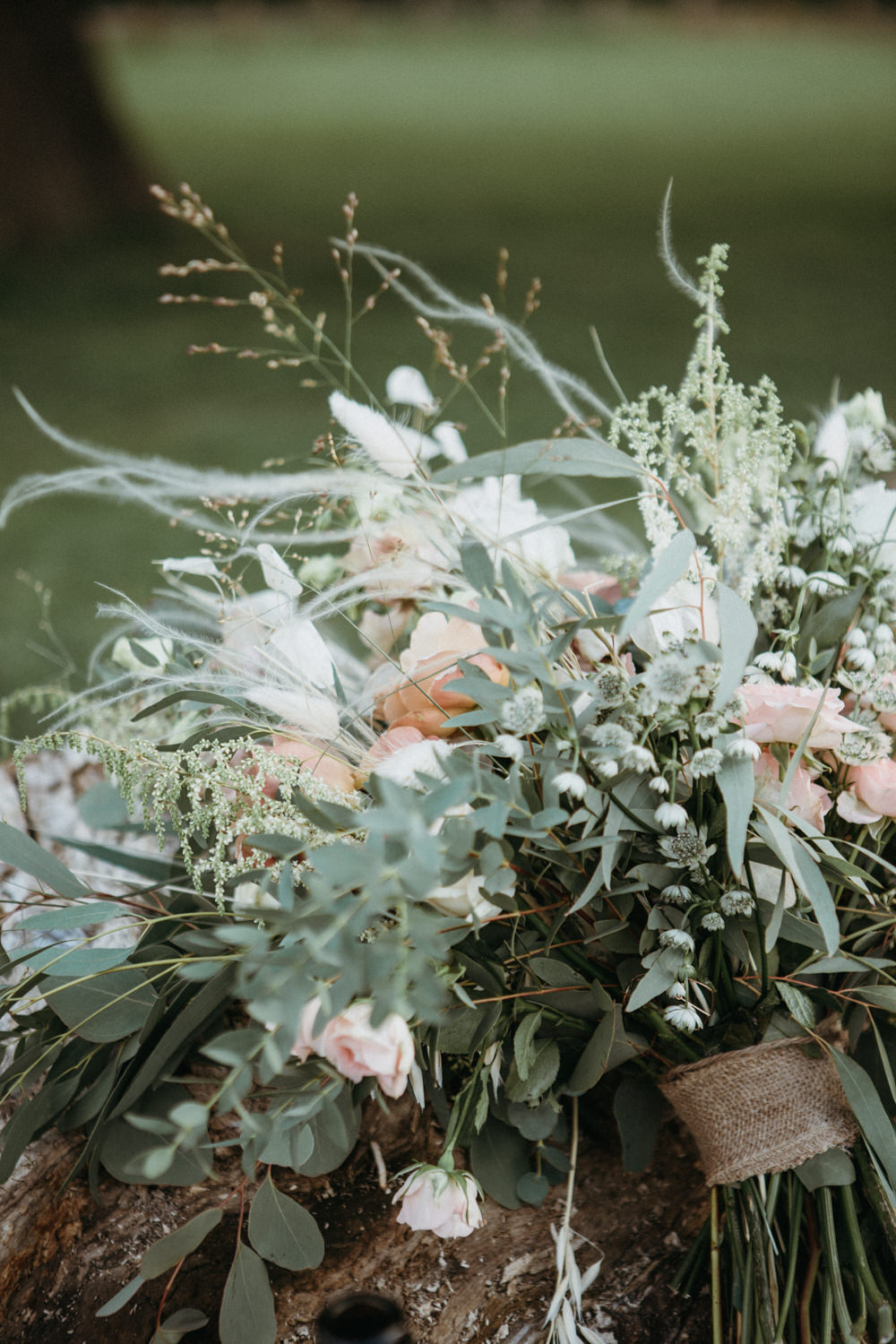 Bouquet Flowers Bride Bridal Eucalyptus Greenery Pink Rose Garden Marquee Wedding Only Lovers Photography