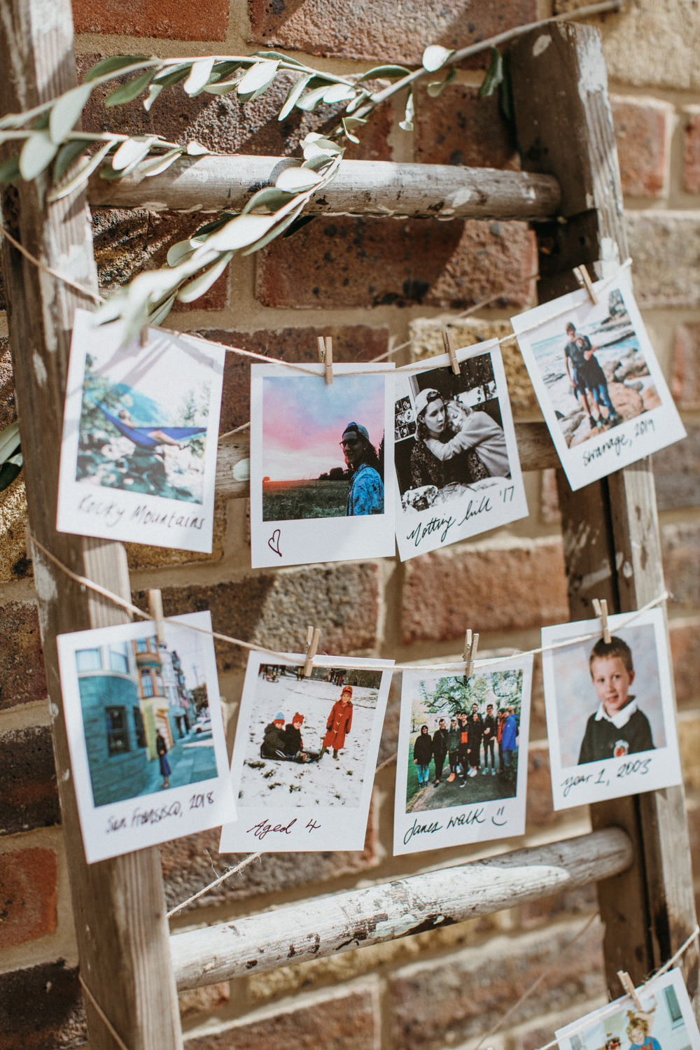 Polaroid Photo Decor Garden Marquee Wedding Only Lovers Photography