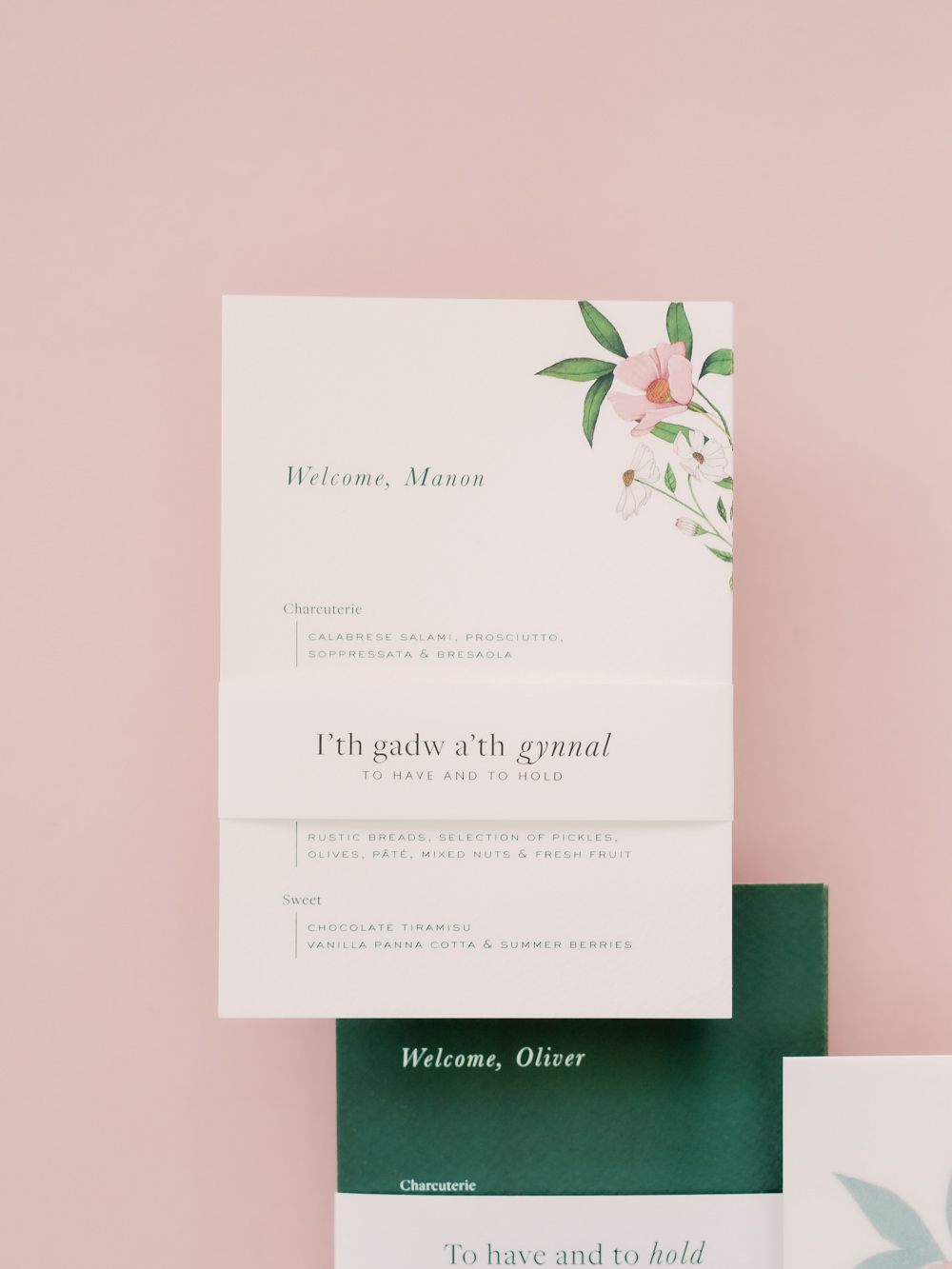 Stationery Invite Invitation Fruit Flowers Garden Picnic Wedding Heledd Roberts Photography