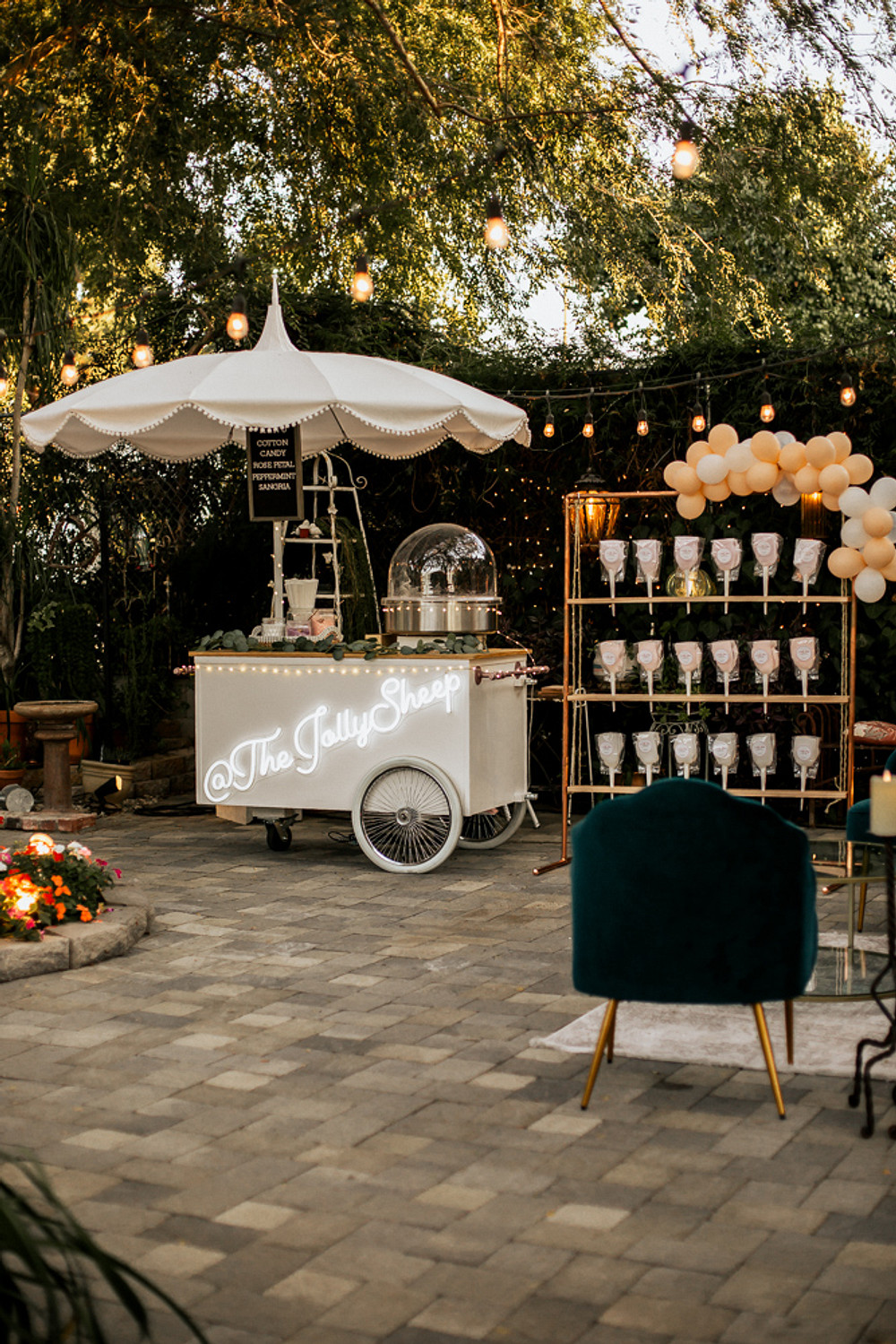 Lolly Stand Station Magical Fairytale Wedding Ideas Golden Vibes Photo