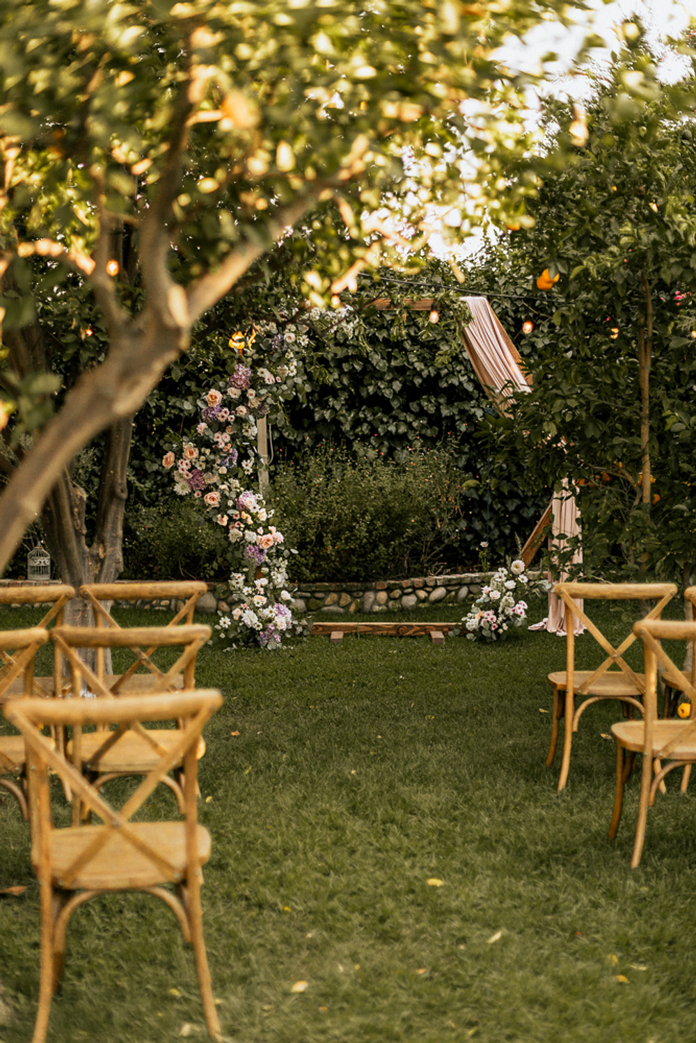 Moongate Flower Arch Backdrop Ceremony Magical Fairytale Wedding Ideas Golden Vibes Photo