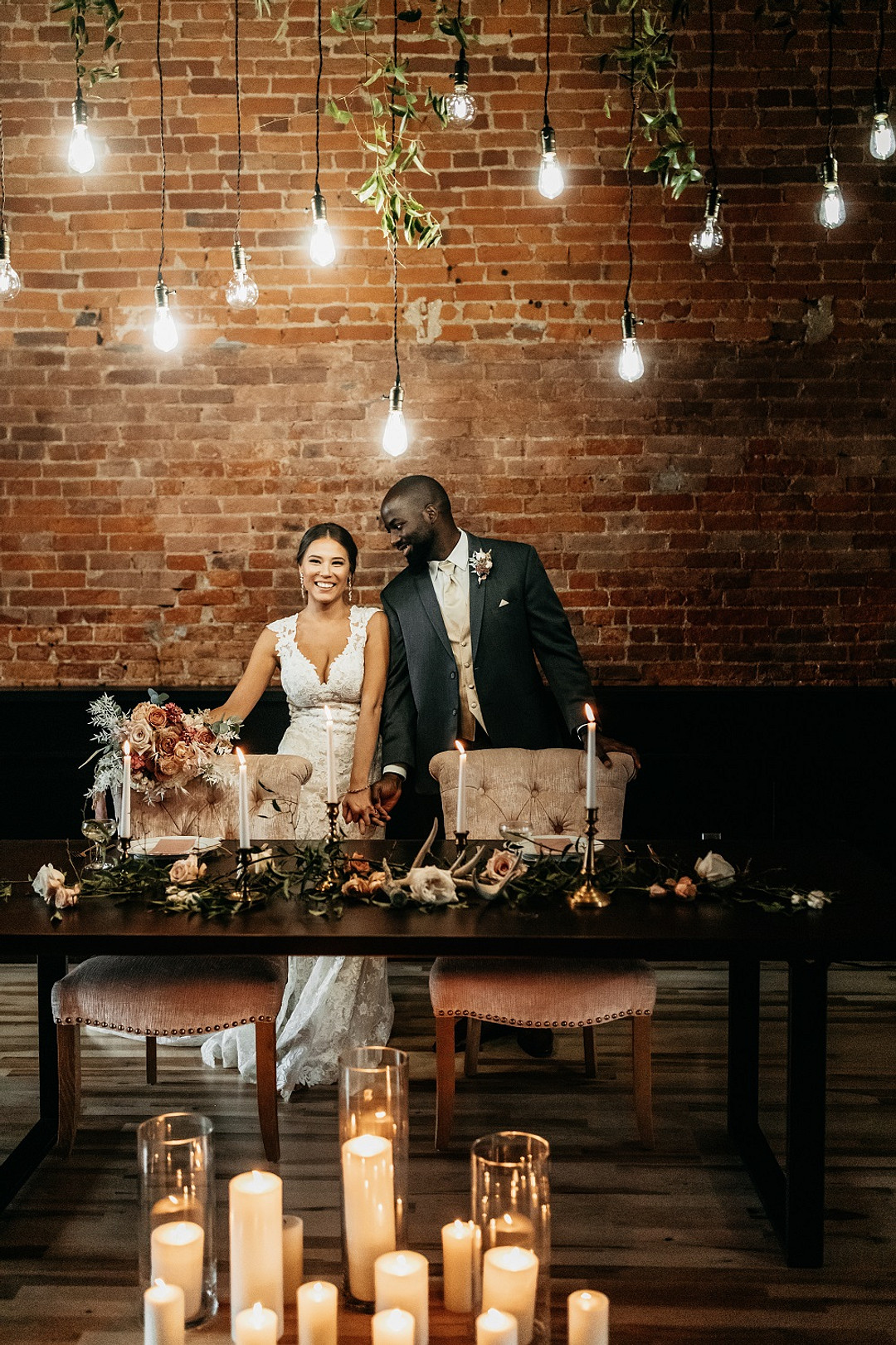 Table Decor Lights Lighting Modern City Wedding Ideas Alisa Nicholle Co