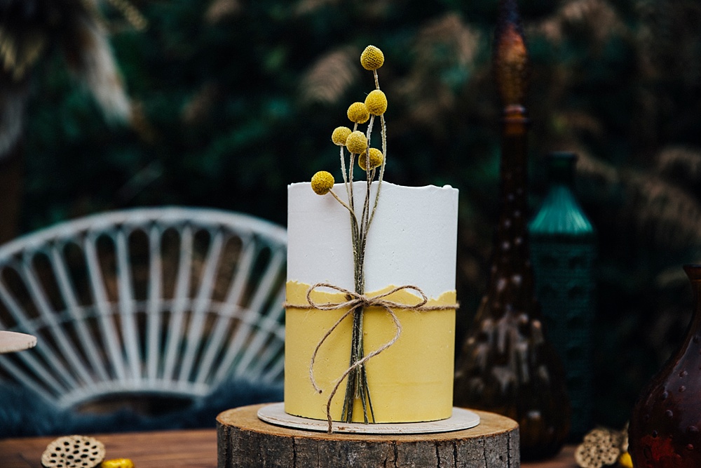 Billy Ball Cake Mustard Yellow Wedding Ideas Paola de Paola
