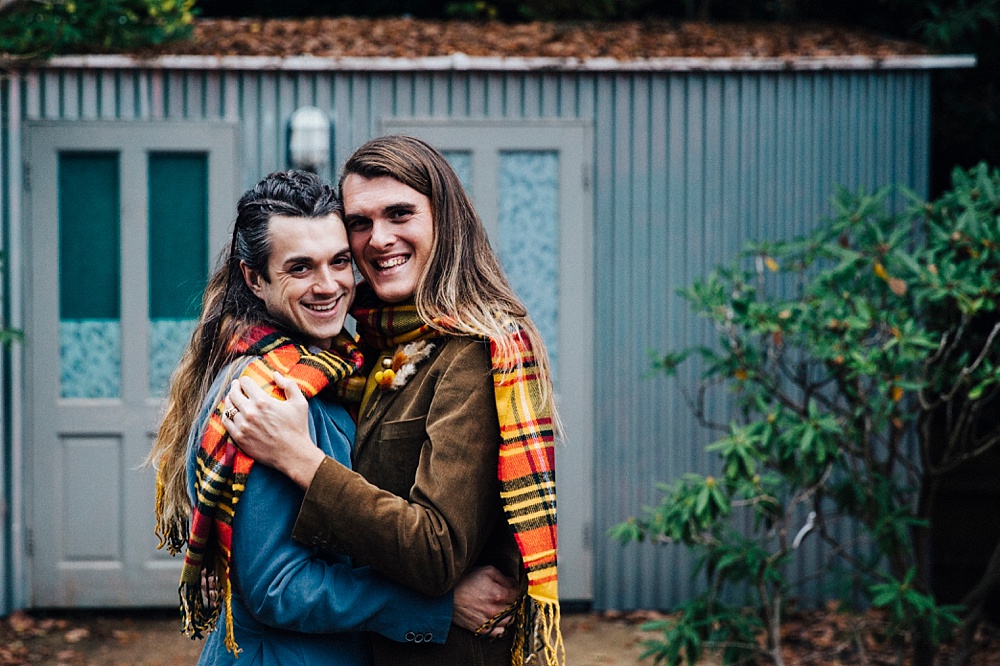 Grooms Scarfs Mustard Yellow Wedding Ideas Paola de Paola