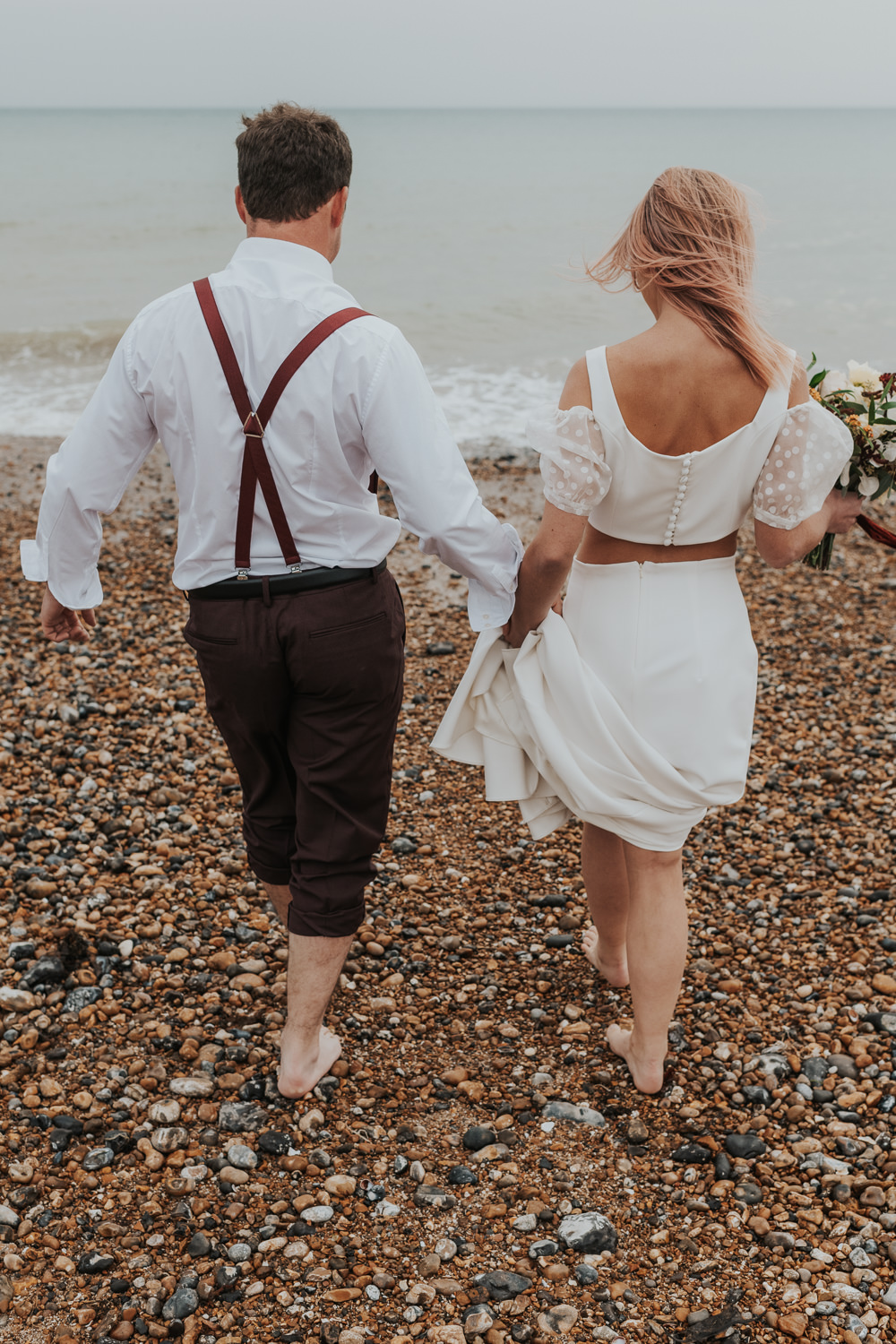 Outdoor Beach Wedding Ceremony Lauren Knuckey Photography