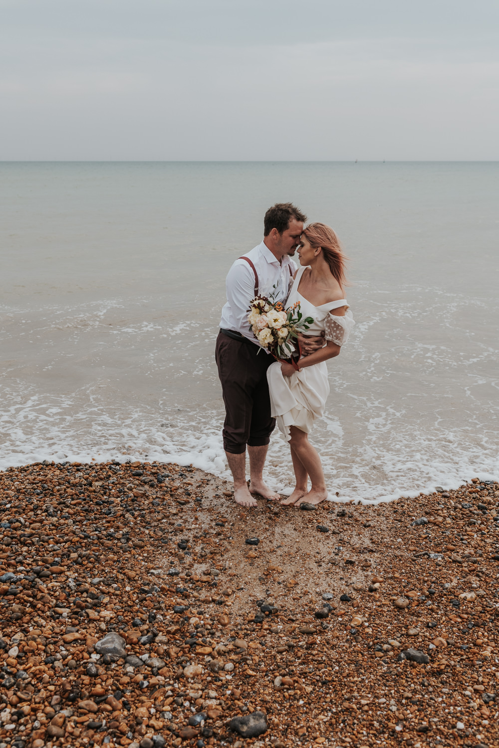 Outdoor Beach Wedding Ceremony Lauren Knuckey Photography
