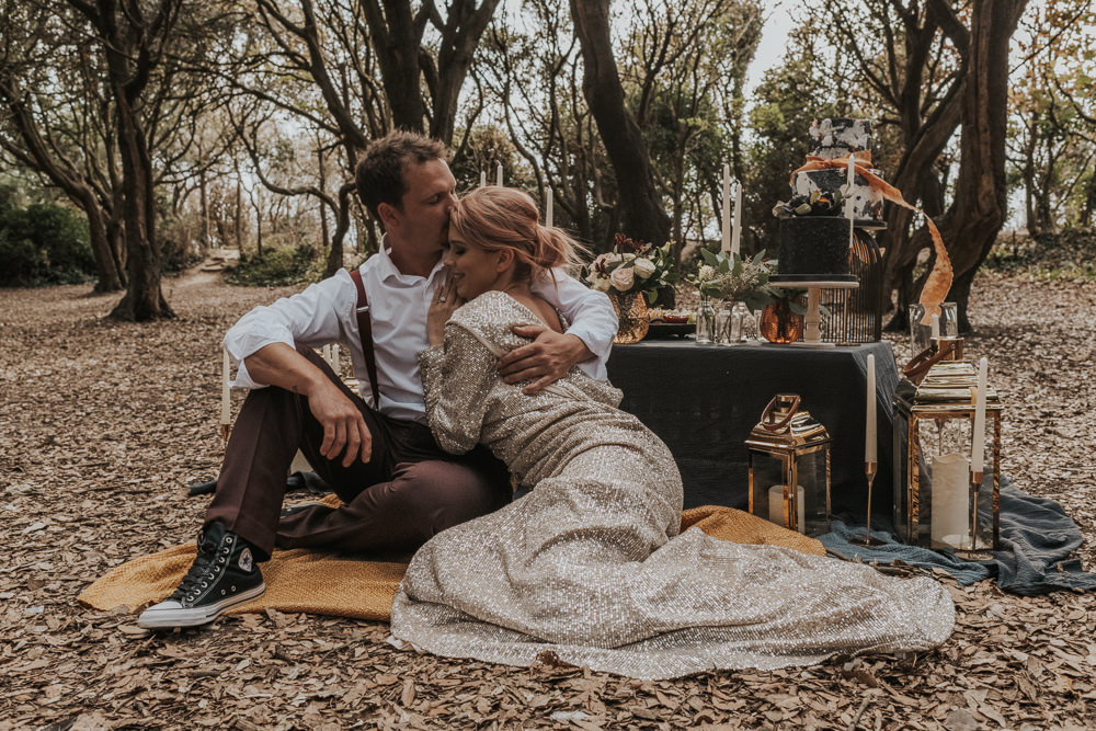 Outdoor Beach Wedding Ceremony Lauren Knuckey Photography