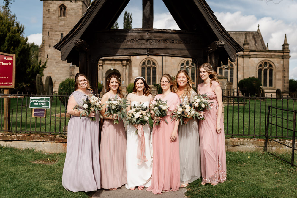 Mismatched Bridesmaids Bridesmaid Dress Dresses Pink Relaxed Tipi Wedding Twig and Vine Photography