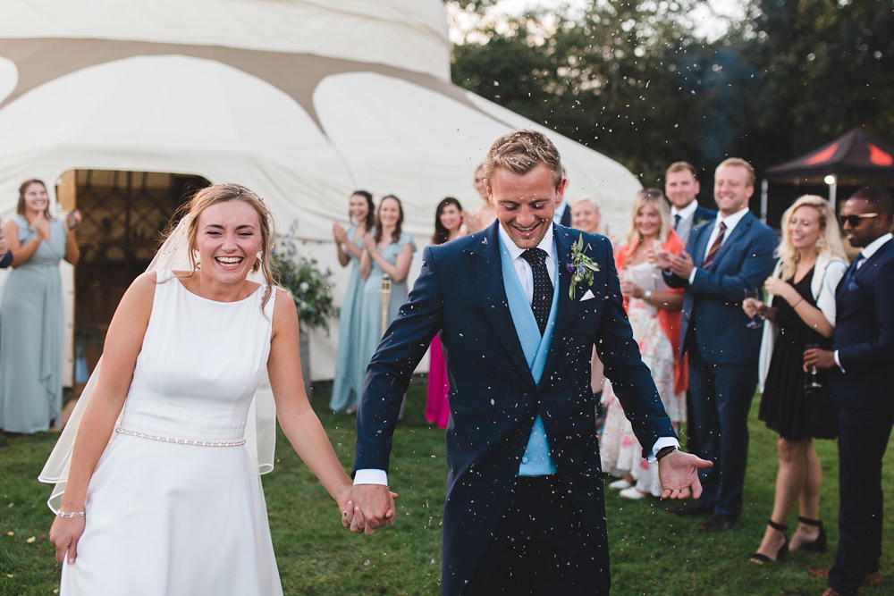 Rustic Yurt Wedding Milk Bottle Photography