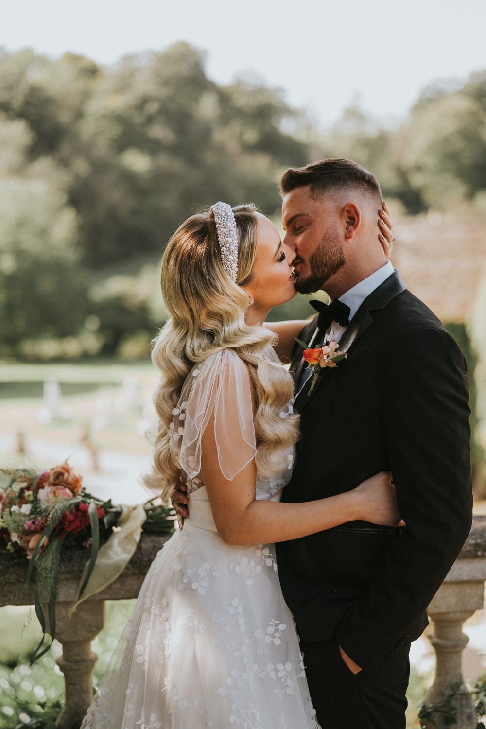 Stylish Floral Wedding Poppy Carter Portraits