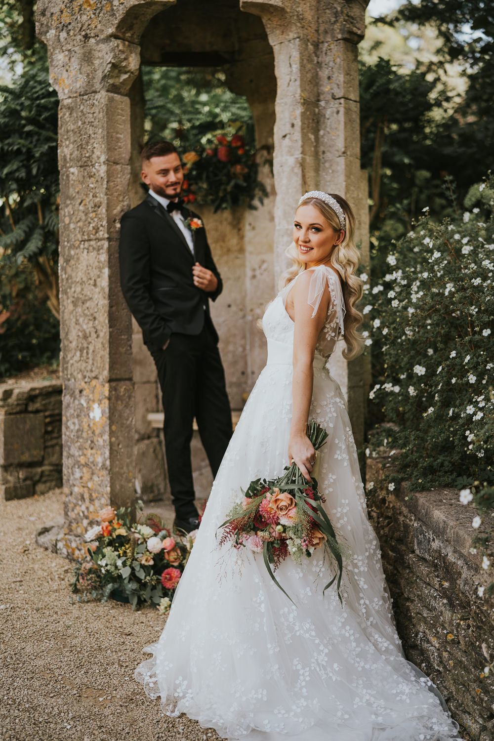 Stylish Floral Wedding Poppy Carter Portraits
