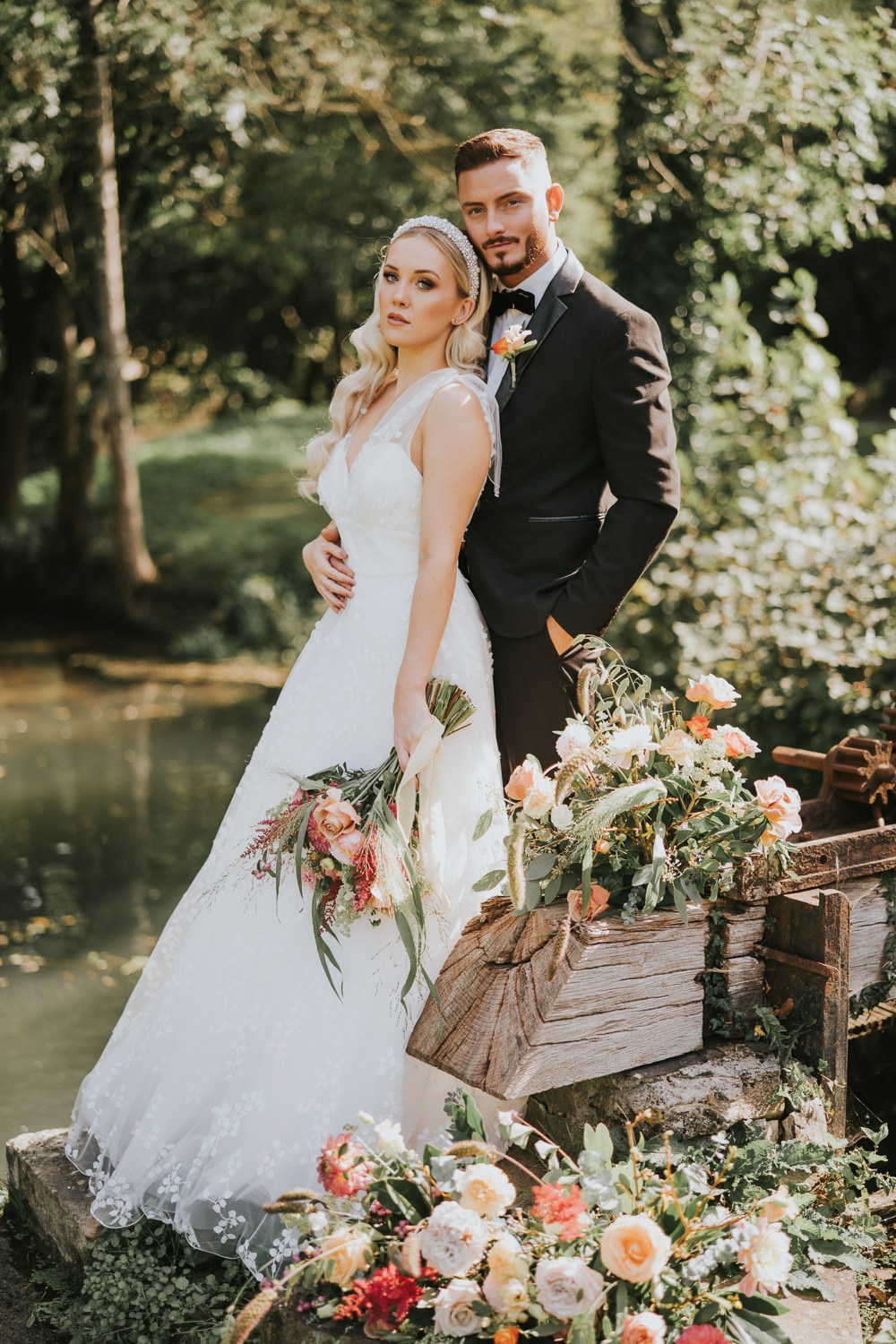 Stylish Floral Wedding Poppy Carter Portraits