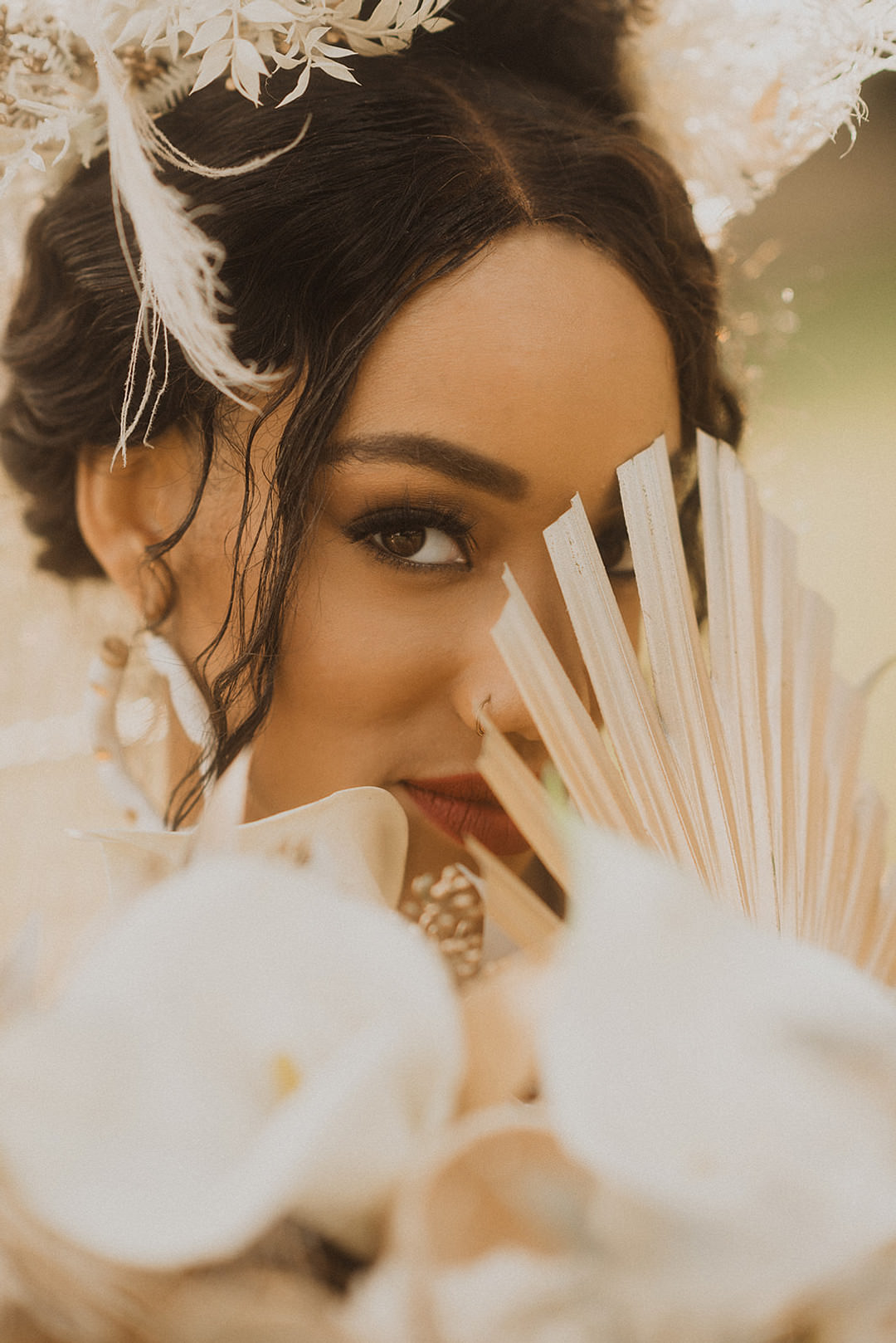 Bride Bridal Make Up Afrofuturist Inspired Wedding Casey Crowe Taylor Photography