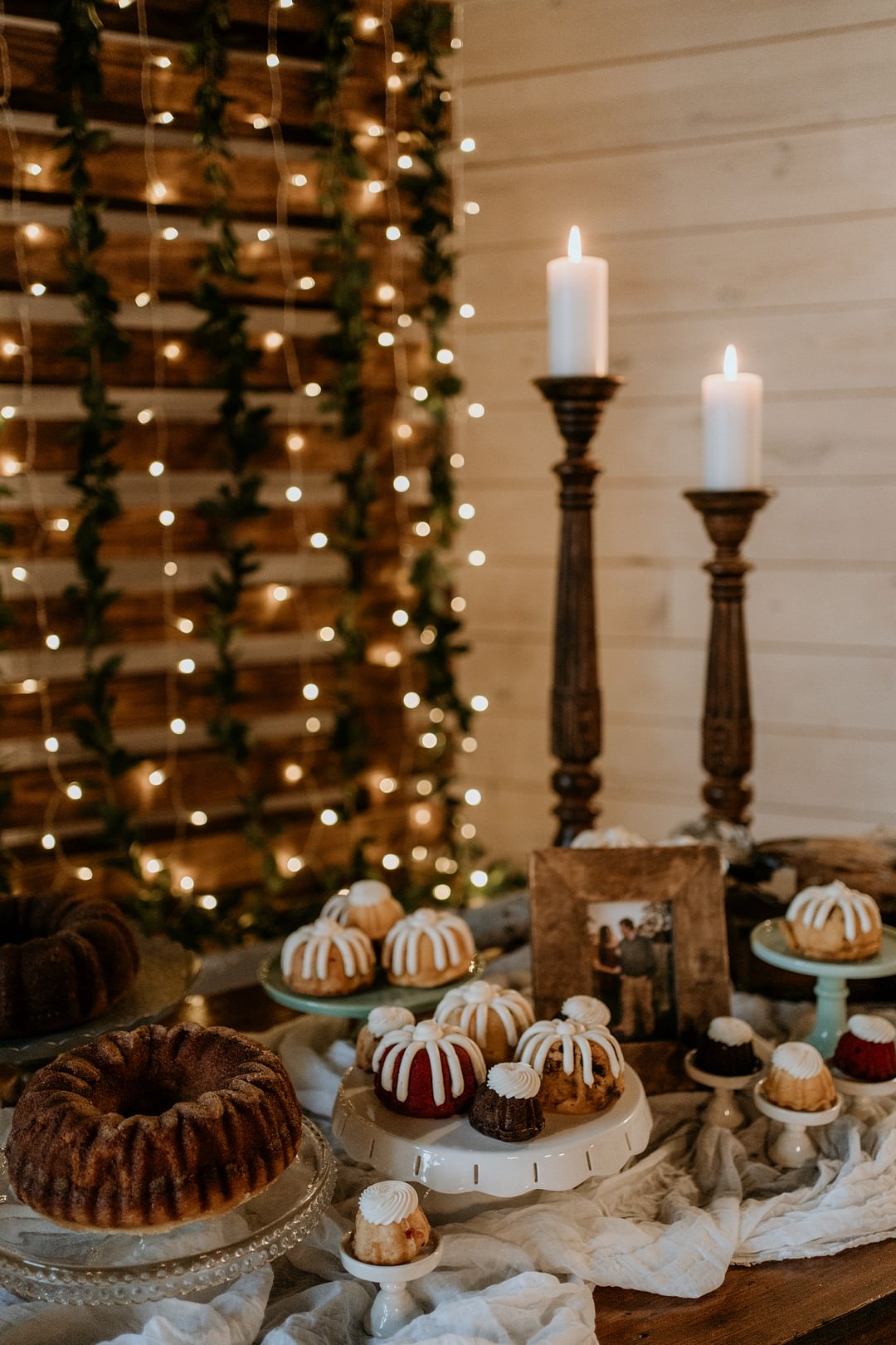 Dessert Cake Table Arkansas Wedding Monisa J. Photography