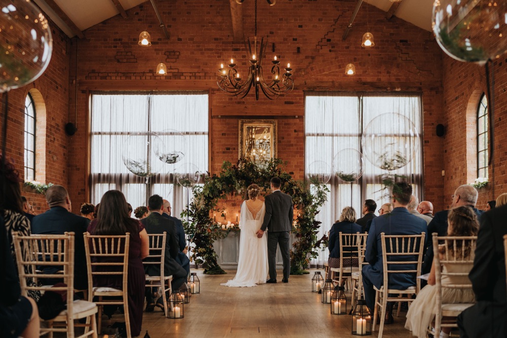 Moongate Flower Arch Ceremony Aisle Candles Carriage Hall Wedding Bloom Weddings