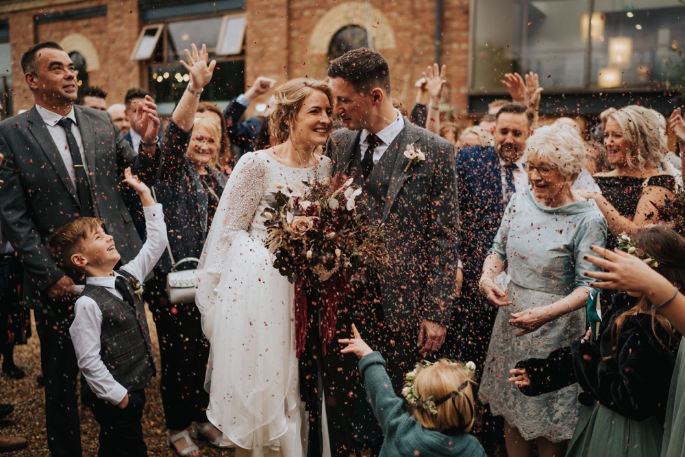 Confetti Throw Carriage Hall Wedding Bloom Weddings