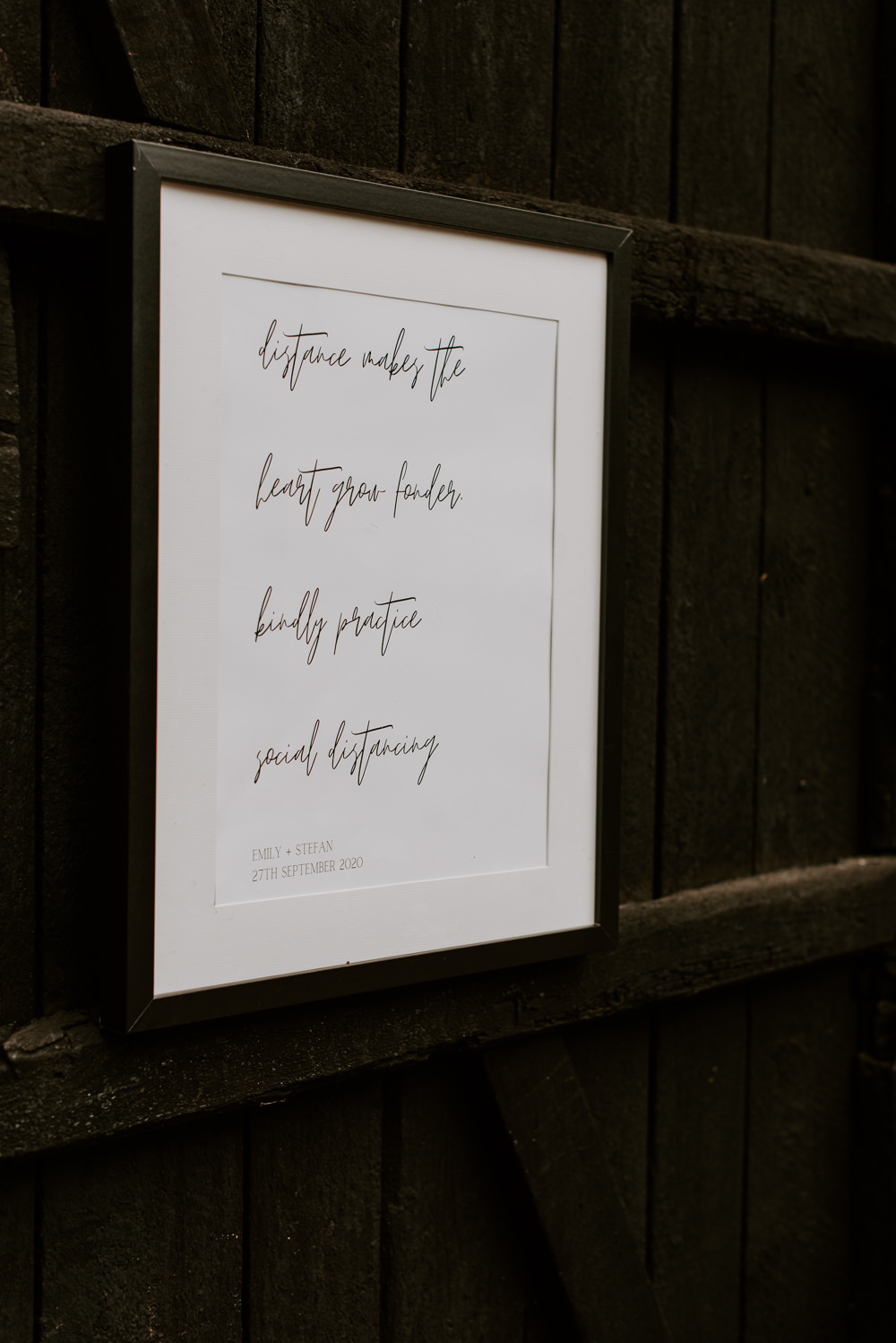 Sign Signs Signage Guest Book DIY Autumn Wedding The Light Painters