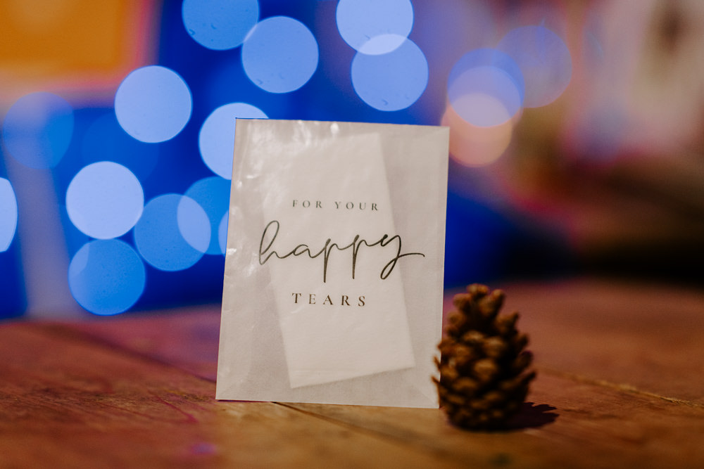 Happy Tears Tissue DIY Autumn Wedding The Light Painters