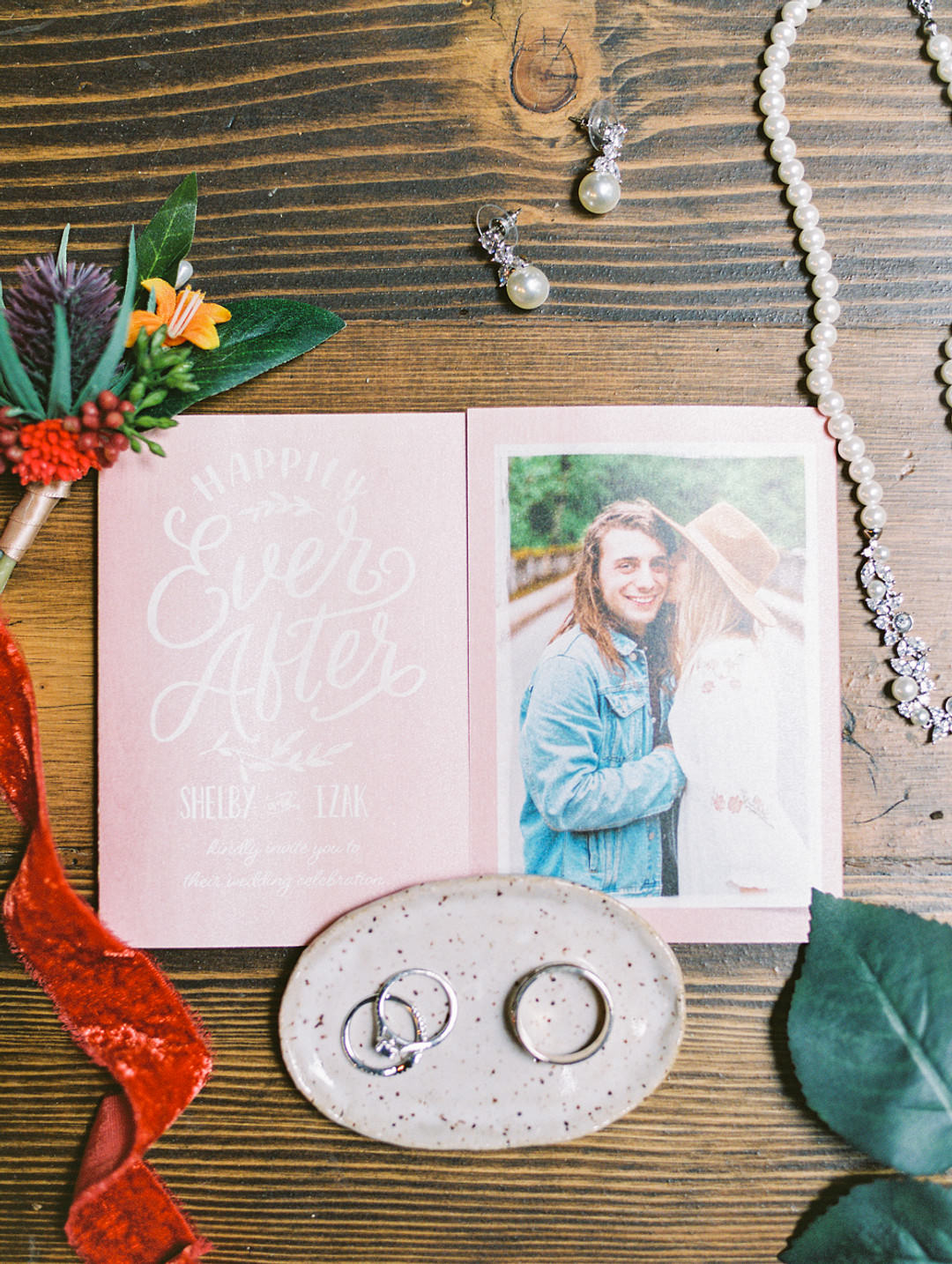 Stationery Invite Mt Hood Elopement Katie Ann Photography