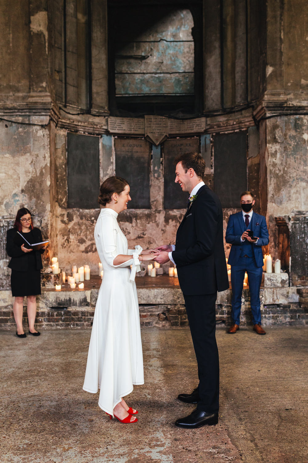 Asylum Ceremony Peckham Wedding Kirsty Mackenzie Photography