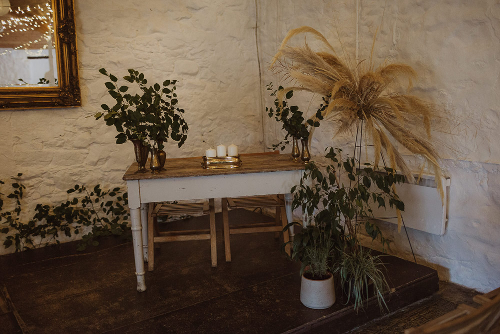 Ceremony Table Decor Flowers South Ayrshire Wedding Maureen Du Preez