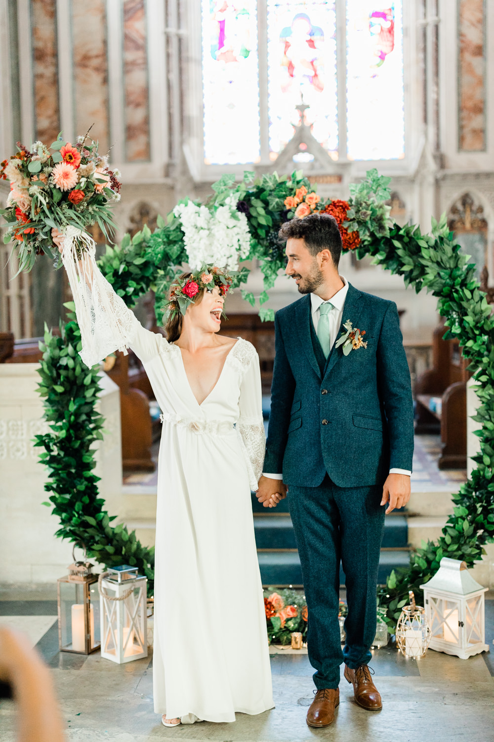 Spire Brighton Wedding Kelsie Scully Photography Moon Gate Flower Arch Greenery Backdrop Aisle Ceremony
