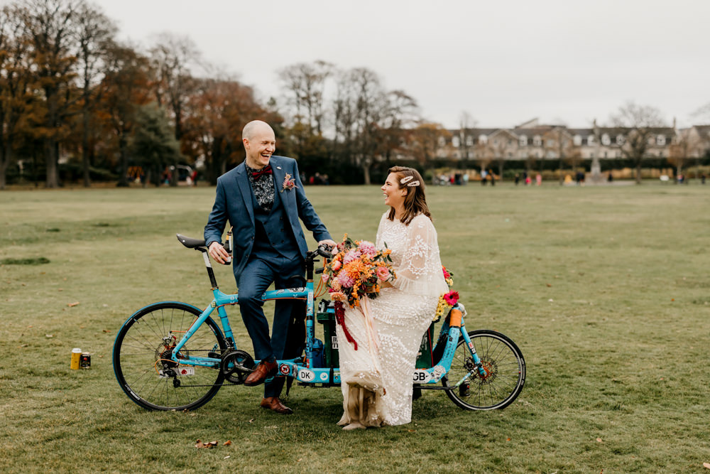 Bike Bicycle Transport Bandstand Wedding Emma Lawson Photography