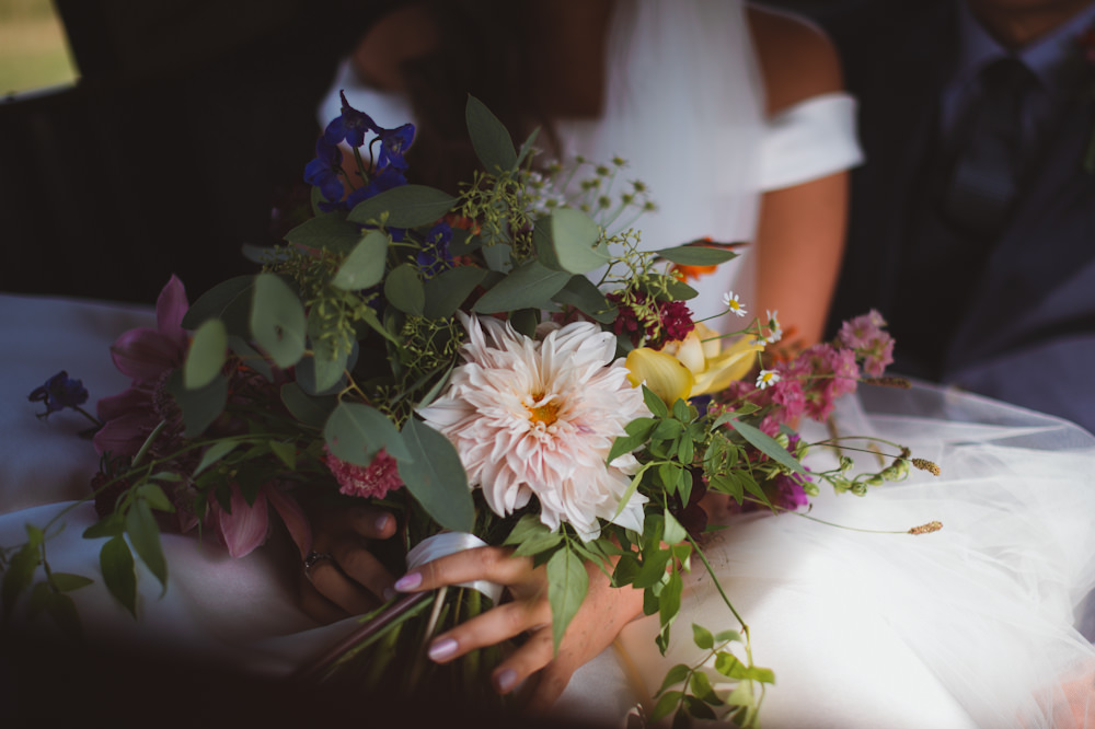 Bouquet Flowers Bride Bridal Dahlia Bingham Riverhouse Wedding Sasha Weddings