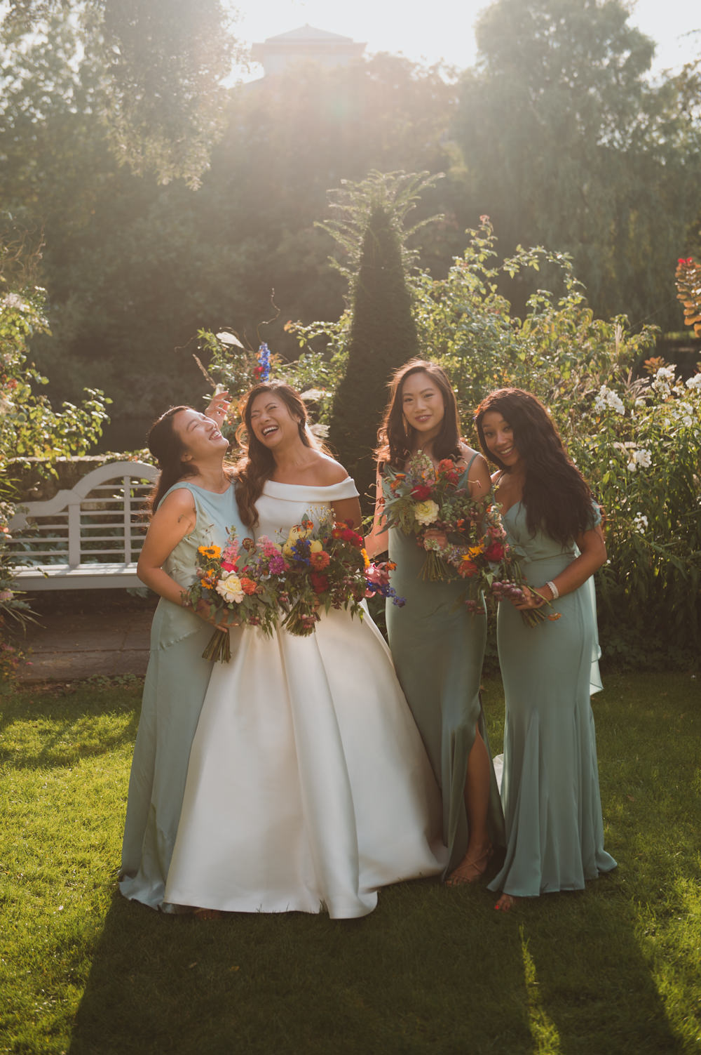 Green Bridesmaids Dress Bridesmaid Dresses Bingham Riverhouse Wedding Sasha Weddings