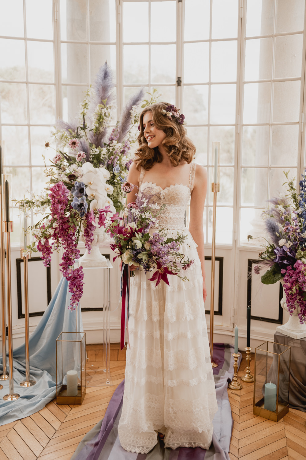 Dress Gown Bride Bridal Lace Bridgerton Wedding Ideas Cleya Asulon