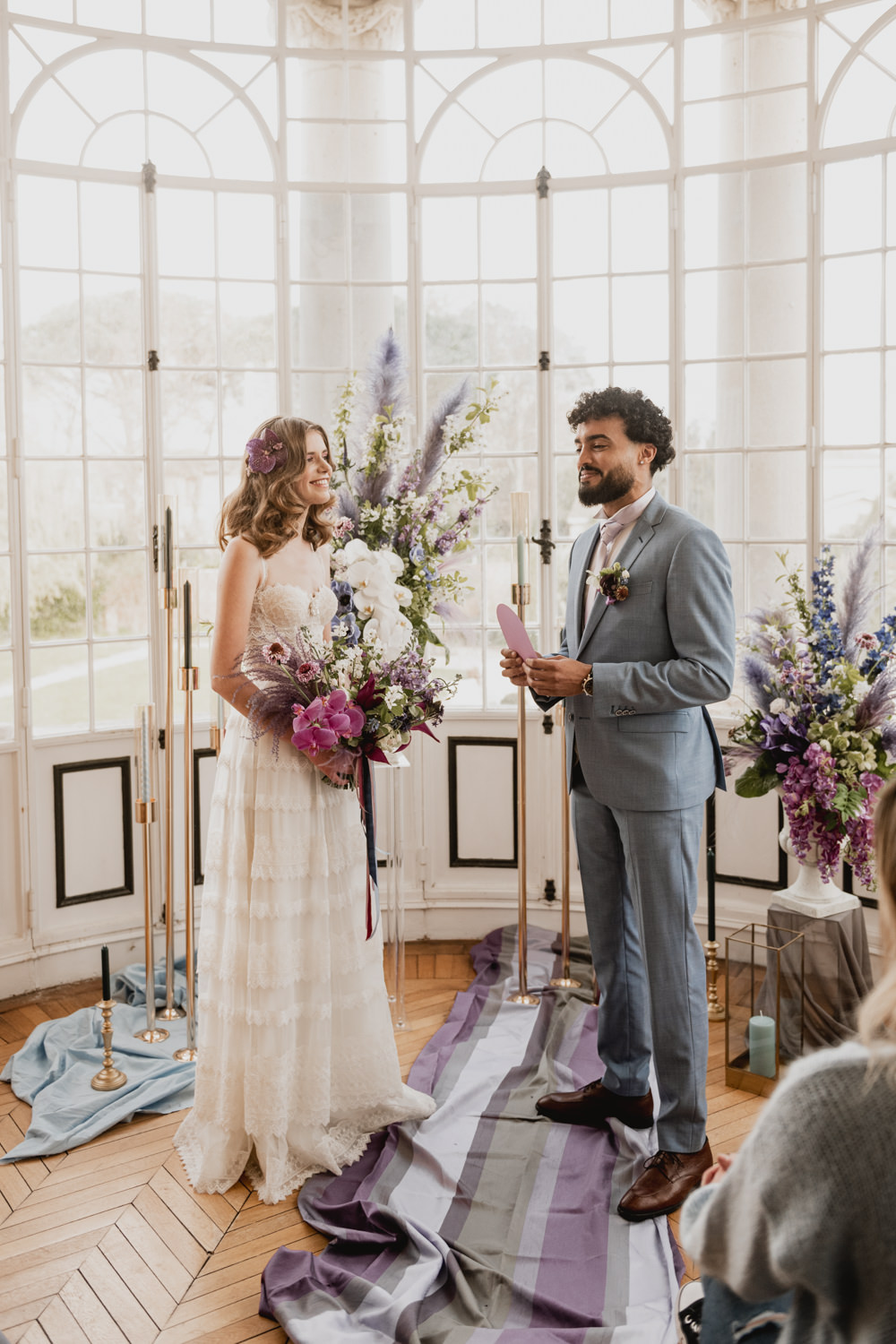 Flower Installation Ceremony Backdrop Candles Bridgerton Wedding Ideas Cleya Asulon