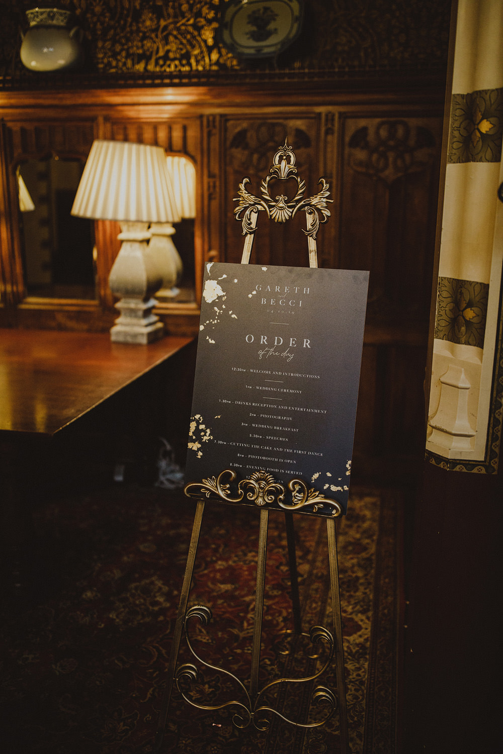 Welcome Sign Signs Signage Carlton Towers Wedding Photography34