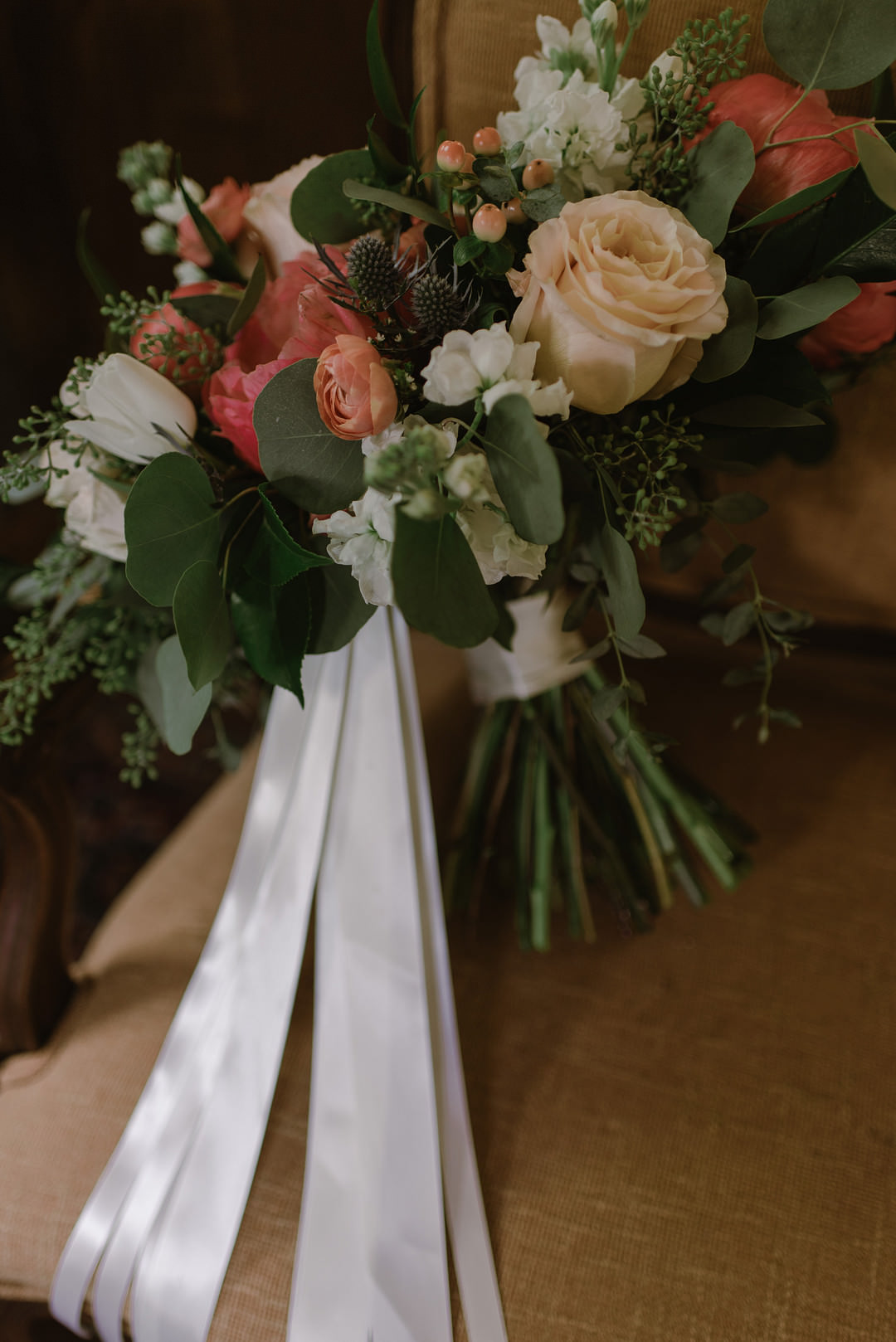 Chickamauga Wedding Taylor English Photography Bouquet Flowers Bride Bridal Peony Rose Ribbon