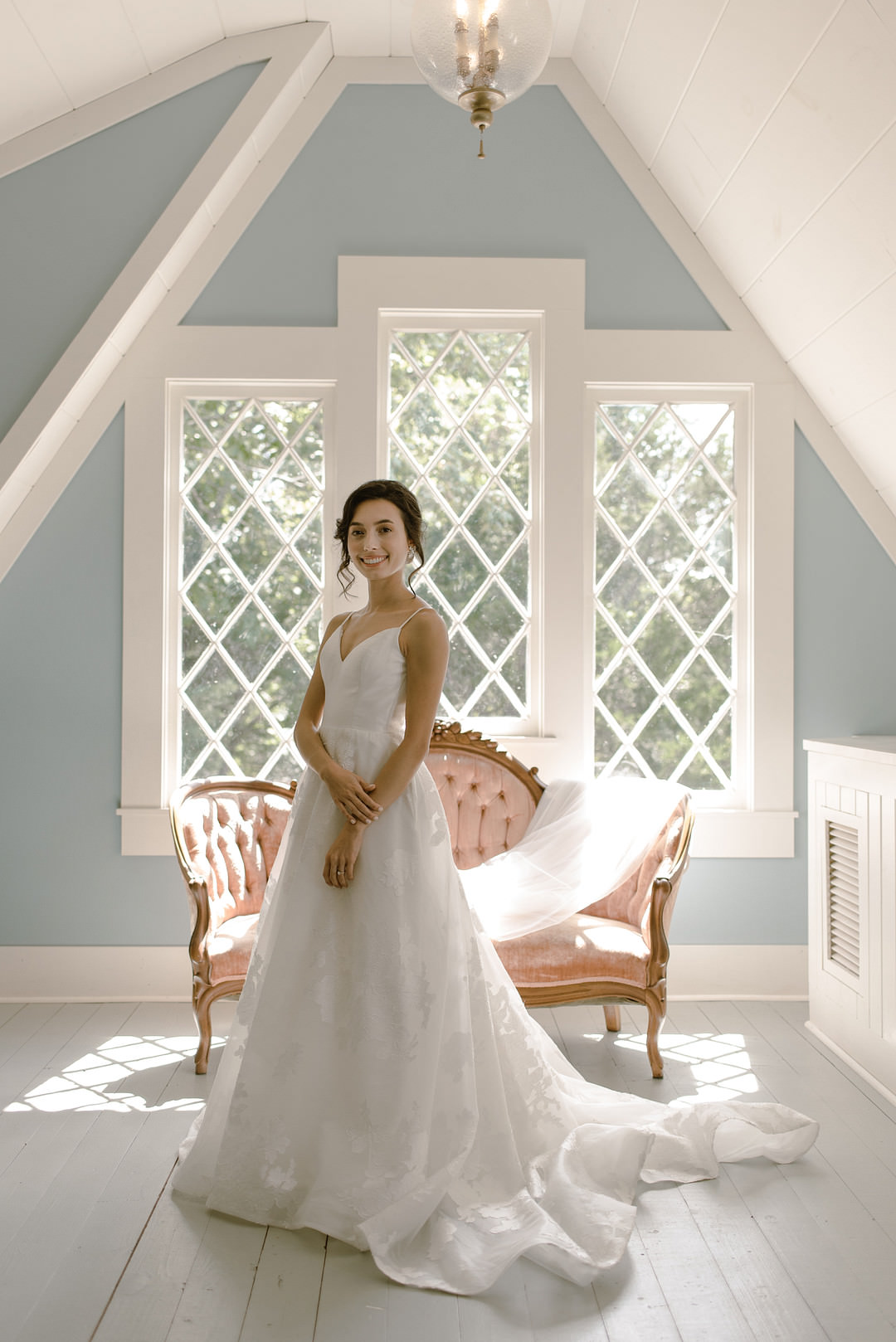 Dress Gown Bride Bridal Lace Straps Chickamauga Wedding Taylor English Photography